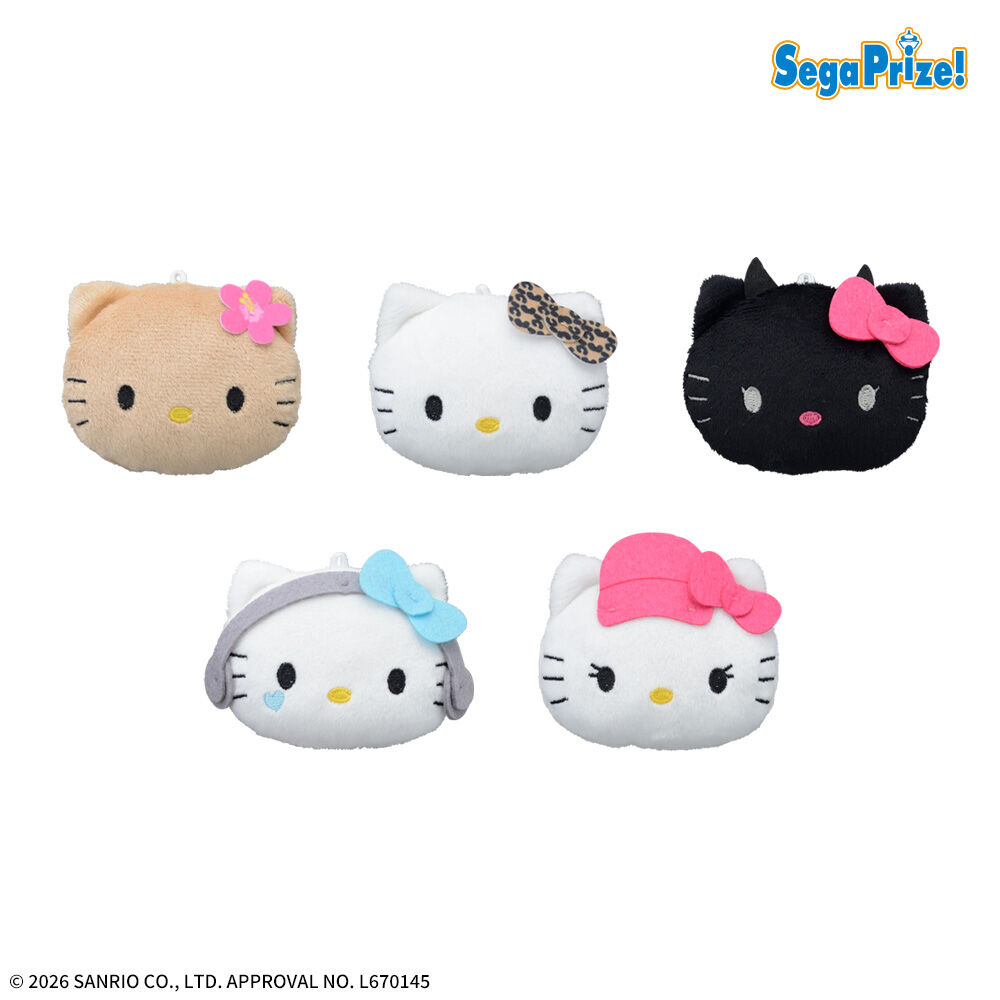 ハローキティ　フェイスマスコット　XOXOギャル
