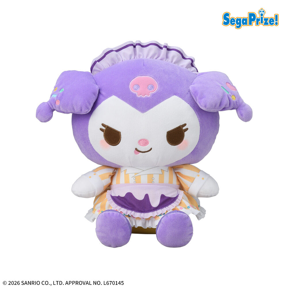ゆるかわ　サンリオキャラクターズ　Lぬいぐるみ“クロミ”　Pop’n Ice Stand