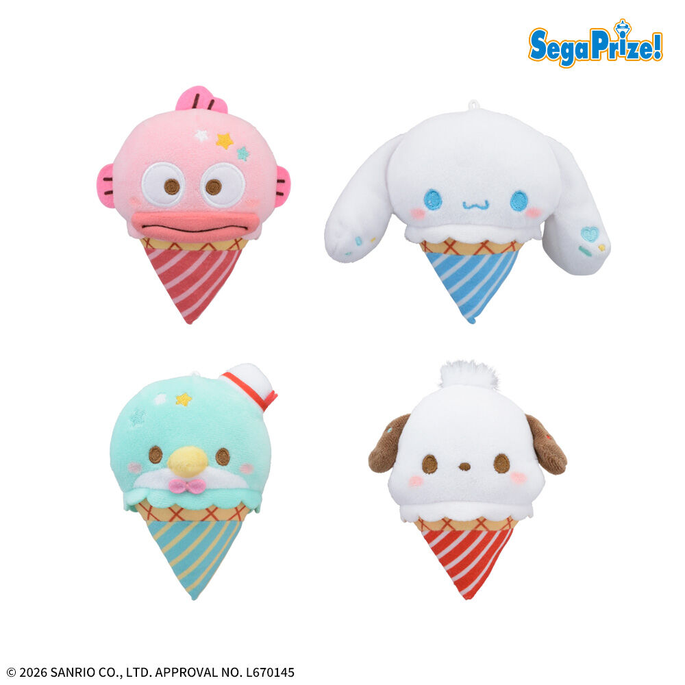 ゆるかわ　サンリオキャラクターズ　マスコット　Pop’n Ice Stand　～Boys～