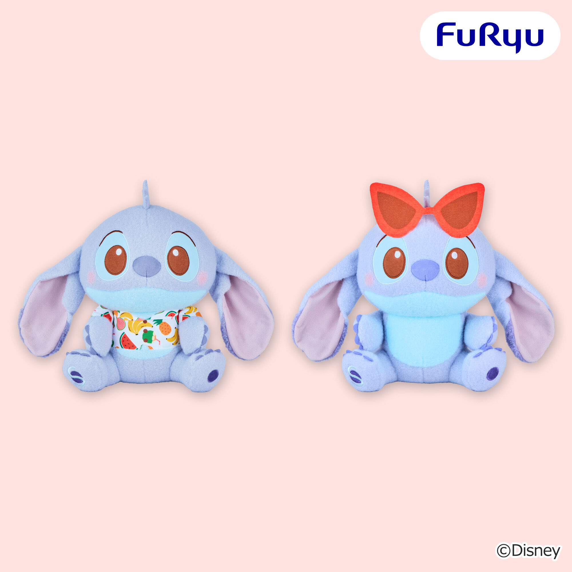 ディズニー スティッチ ミルキーボア BIGぬいぐるみ ～アロハシャツ＆サングラス～