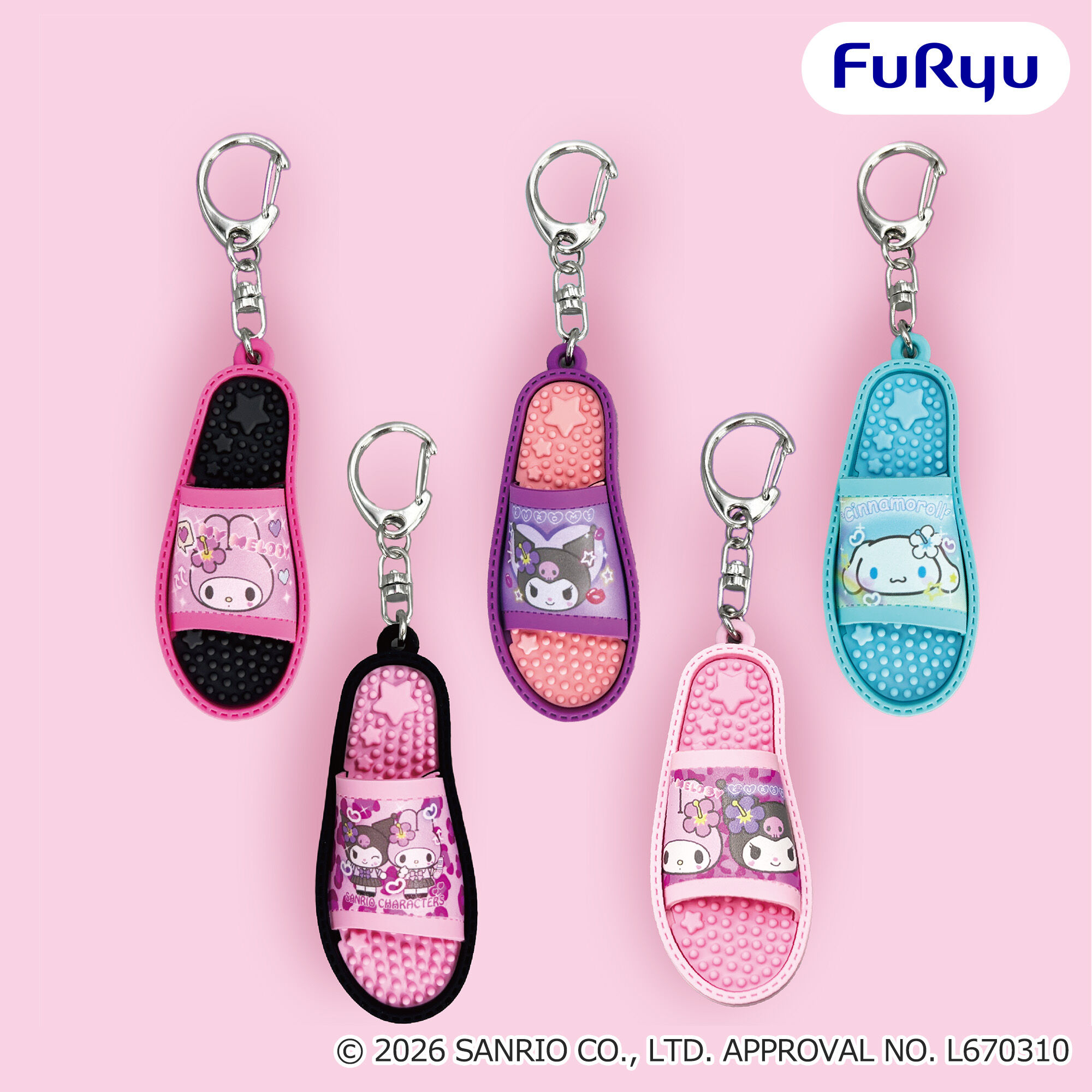 サンリオキャラクターズ ギャルっぽサンダルマスコット