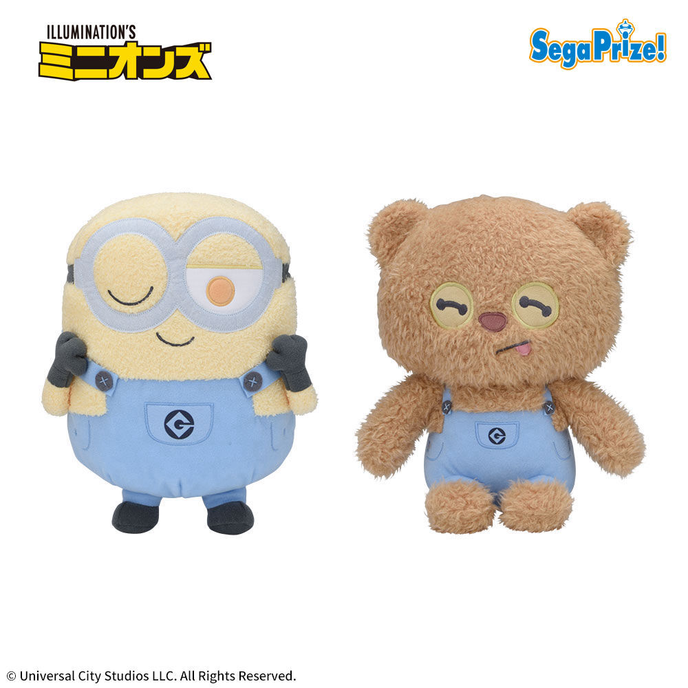 ミニオン　Lぬいぐるみ‐ボブ＆ティム‐　オーバーオール