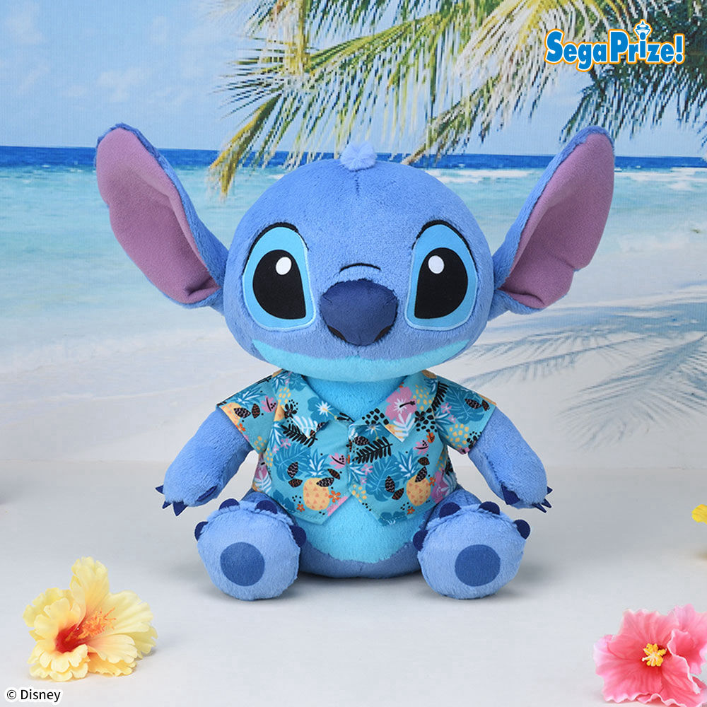 ディズニー スティッチ　Lぬいぐるみ　アロハシャツVer．
