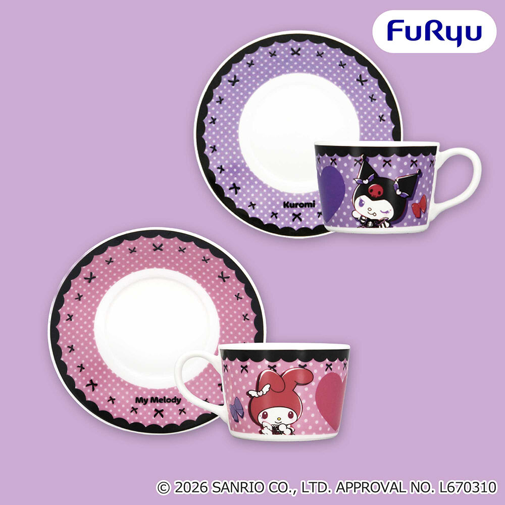 マイメロディ・クロミ クロミの♡バースデーパーティー♡カップ＆ソーサー