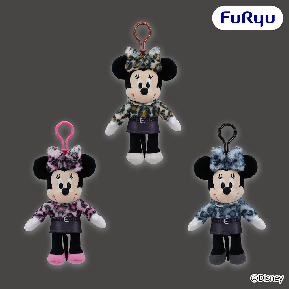 ミニーマウス ギャルっぽレオパード くりっぴぃぬいぐるみ