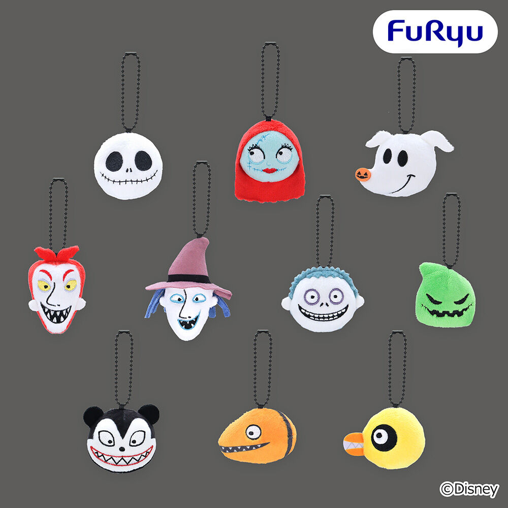 ティム・バートンのナイトメアー・ビフォア・クリスマス ぺったんこフェイスマスコット