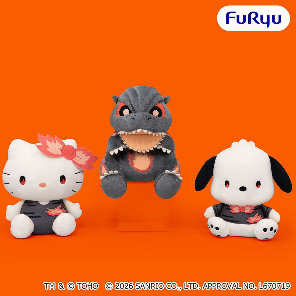 ゴジラ・サンリオキャラクターズ BIGぬいぐるみ