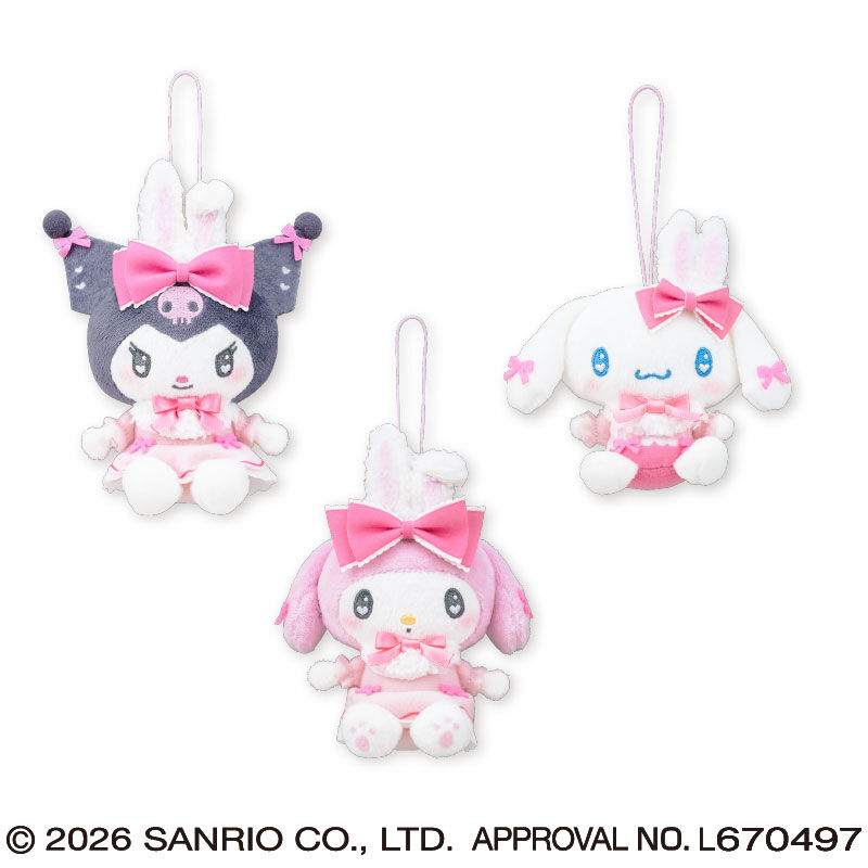サンリオキャラクターズ ときめきリボンラビットマスコット1