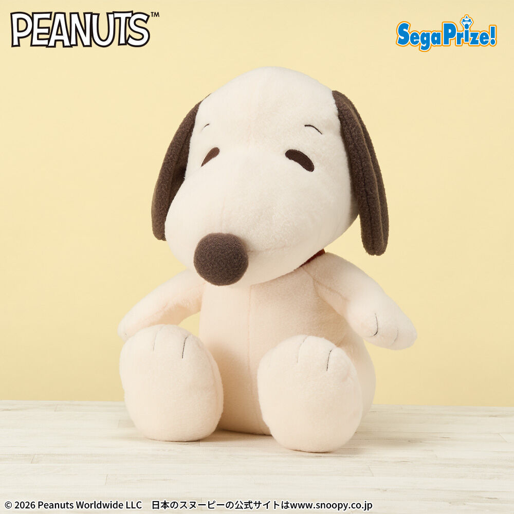 SNOOPY™　グランデぬいぐるみ　ニュートラルカラーVer．