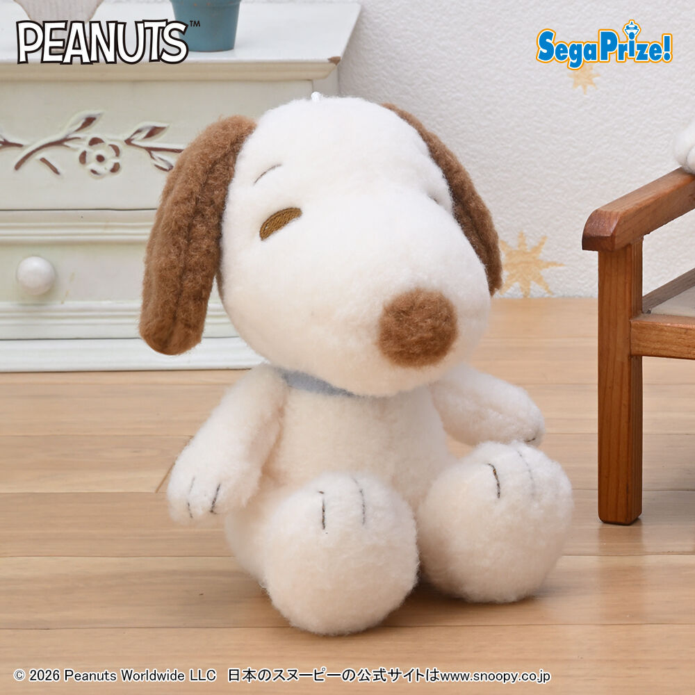 SNOOPY™　ぬいぐるみ　ニュートラルカラーVer．（EX）