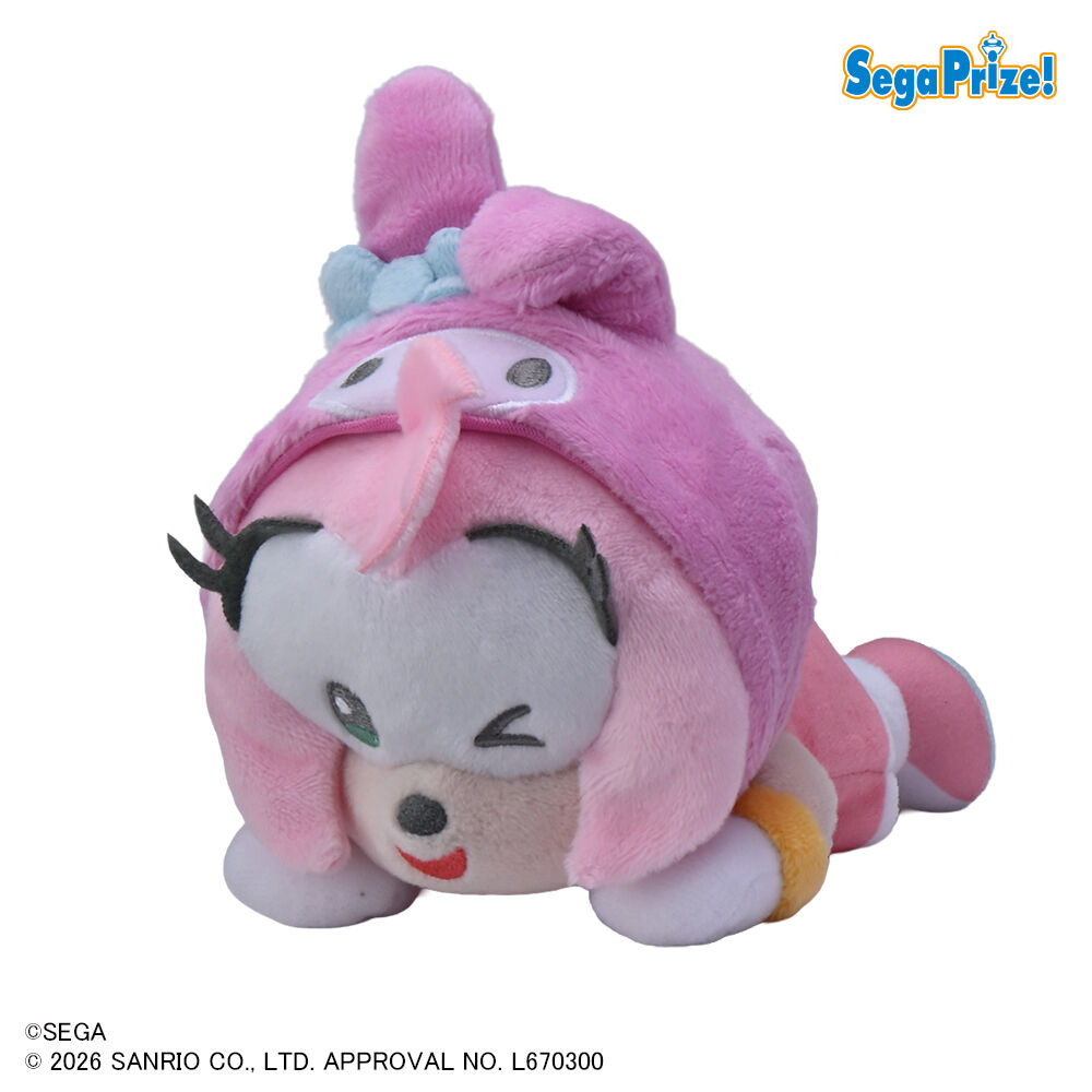 SONIC & FRIENDS×Sanrio characters　寝そべり　ミニぬいぐるみVol．2（EX）