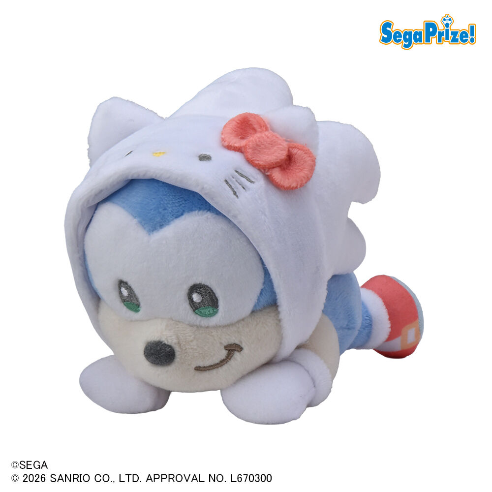 SONIC & FRIENDS×Sanrio characters　寝そべり　ミニぬいぐるみVol．1（EX）