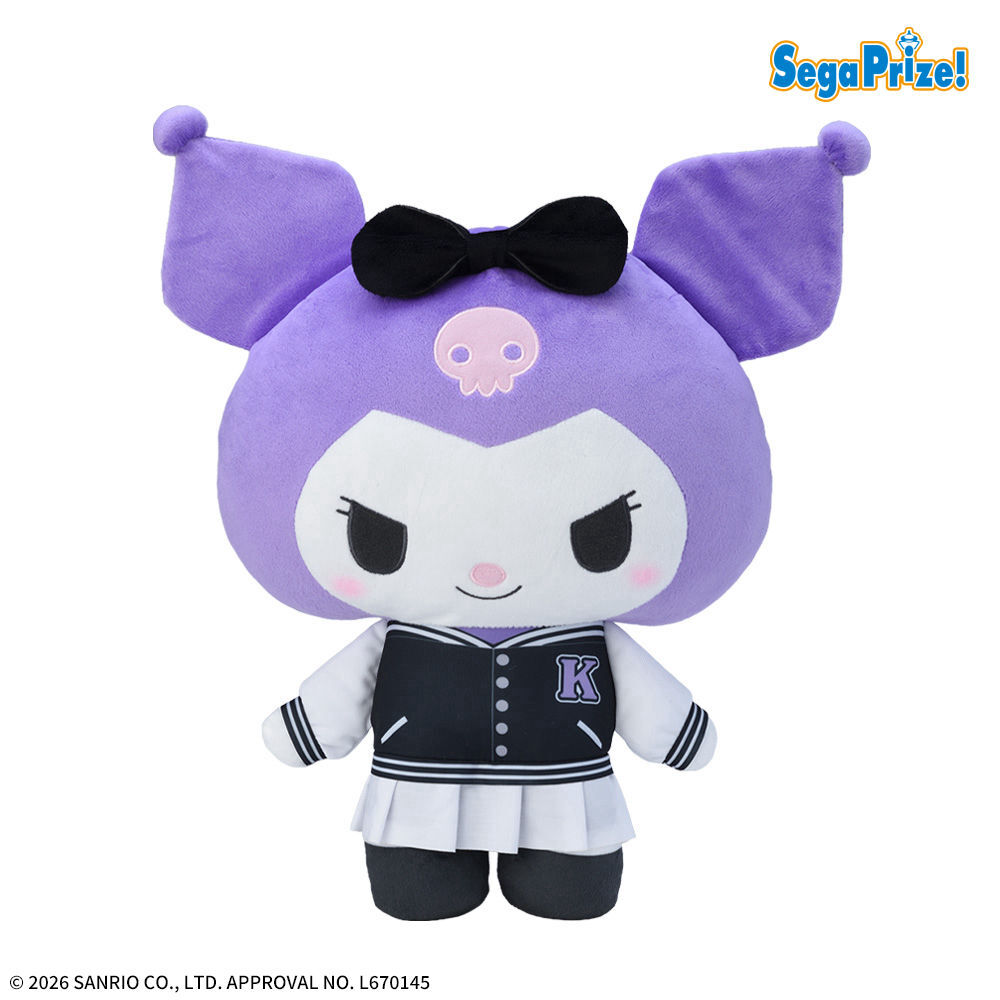 ゆるかわ　サンリオキャラクターズ　Lぬいぐるみ‐クロミ‐　スタジャン
